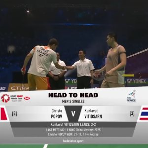 2025年 法国公开赛 SF 克里斯托·波波夫[法国] vs [泰国]昆拉武特