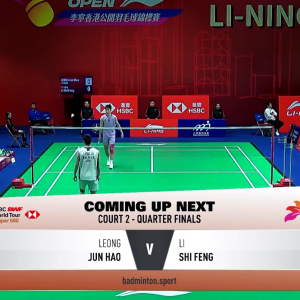 2025年 李宁香港公开赛 QF 李诗沣[中国] vs [马来西亚]李俊豪