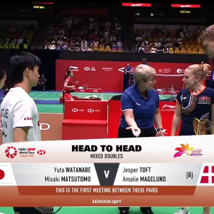 2025年 李宁香港公开赛 QF 渡边雄太&松友美佐纪[日本] vs [丹麦]杰斯帕·托夫特&艾米丽·麦格兰德