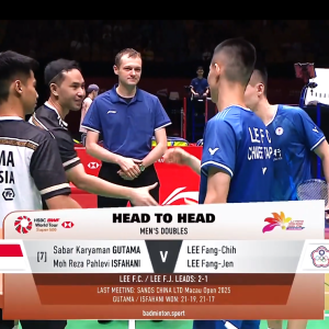 2025年 李宁香港公开赛 QF 萨巴·卡亚曼·咖塔曼&穆罕默德·利萨·巴列维·伊斯法哈尼[印尼] vs [中国台北]李芳至&李芳任