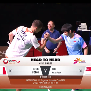 2025年 李宁香港公开赛 QF 克里斯托·波波夫[法国] vs [新加坡]骆健佑