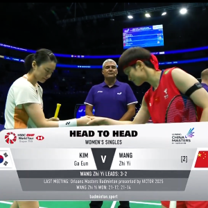 2025年 李宁中国大师赛 QF 金佳恩[韩国] vs [中国]王祉怡