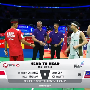 2025年 李宁中国公开赛 QF 里奥·罗利·卡尔南多&巴格斯·毛拉纳[印尼] vs [马来西亚]谢定峰&苏伟译