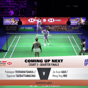 2025年 北极公开赛 QF 帕克卡波·提拉萨库尔&沙西丽·德拉达那猜[泰国] vs [中国]高家炫&吴梦莹