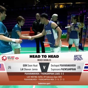 2025年 北极公开赛 QF 吴埙阀&赖洁敏[马来西亚] vs [泰国]德差波·普瓦拉努克罗&苏皮萨拉·帕维斯坦帕