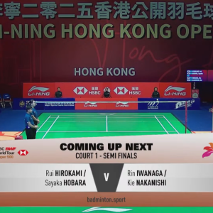 2025年 李宁香港公开赛 SF 岩永铃&中西贵映[日本] vs [日本]广上瑠依&保原彩夏