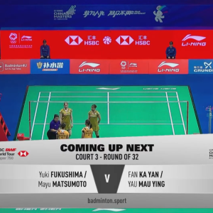 2025年 李宁中国大师赛 R32 福岛由纪&松本麻佑[日本] vs [中国香港]范嘉茵&尤漫莹