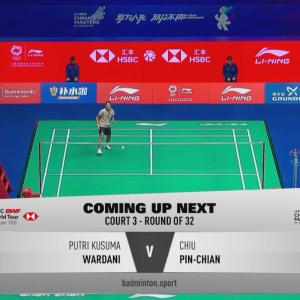 2025年 李宁中国大师赛 R32 普特里·库苏玛·瓦尔达尼[印尼] vs [中国台北]邱品蒨