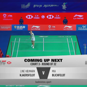 2025年 李宁中国大师赛 R32 杰克斯菲德[丹麦] vs [丹麦]米娅·布里西费尔特