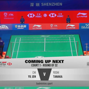 2025年 李宁中国大师赛 R32 戚又仁[中国台北] vs [日本]田中涌士