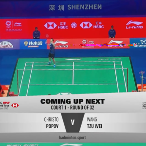 2025年 李宁中国大师赛 R32 克里斯托·波波夫[法国] vs [中国台北]王子维