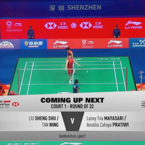 2025年 李宁中国大师赛 R32 刘圣书&谭宁[中国] vs [印尼]兰尼·特里亚·马亚萨里&阿马利娅·卡哈娅·普拉蒂维
