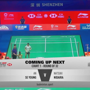 2025年 李宁中国大师赛 R32 [韩国] vs [日本]仁平菜月