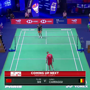 2025年 世界锦标赛 R32 石宇奇[中国] vs [比利时]朱利安·卡拉吉