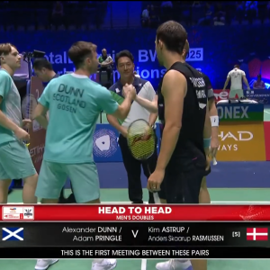 2025年 世界锦标赛 R32 亚历山大·邓恩&亚当·普林格尔[苏格兰] vs [丹麦]金·阿斯特鲁普&安德斯·斯考劳普·拉斯姆森