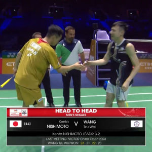 2025年 世界锦标赛 R64 西本拳太[日本] vs [中国台北]王子维