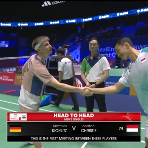 2025年 世界锦标赛 R64 马蒂亚斯·基克利茨[德国] vs [印尼]乔纳坦·克里斯蒂