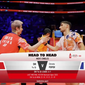 2025年 汇丰世界羽联世界巡回赛总决赛 石宇奇[中国] vs [法国]克里斯托·波波夫