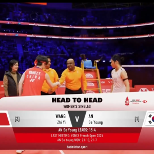 2025年 汇丰世界羽联世界巡回赛总决赛 王祉怡[中国] vs [韩国]安洗莹