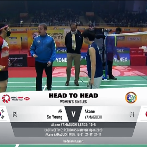 2023年 印度公开赛 F 安洗莹[韩国] vs [日本]山口茜