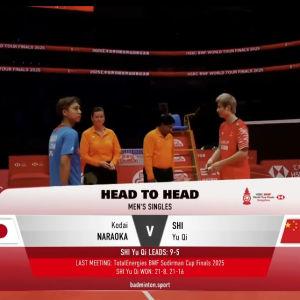 2025年 汇丰世界羽联世界巡回赛总决赛 奈良冈功大[日本] vs [中国]石宇奇
