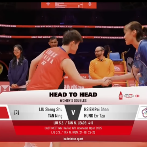 2025年 汇丰世界羽联世界巡回赛总决赛 刘圣书&谭宁[中国] vs [中国台北]谢沛珊&洪恩慈