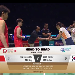 2026年 马来西亚公开赛 F 刘圣书&谭宁[中国] vs [韩国]白荷娜&李绍希