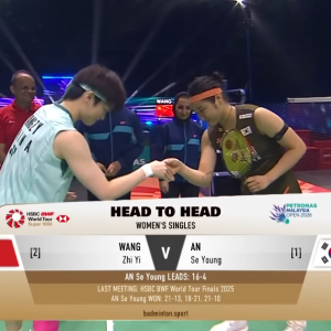 2026年 马来西亚公开赛 F 王祉怡[中国] vs [韩国]安洗莹