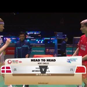 2026年 马来西亚公开赛 SF 安东森[丹麦] vs [中国]石宇奇