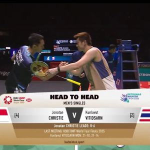 2026年 马来西亚公开赛 SF 乔纳坦·克里斯蒂[印尼] vs [泰国]昆拉武特