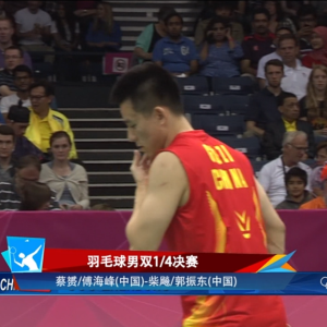 2012年 伦敦奥运费 男双 QF 蔡赟&傅海峰[中国] vs [中国]柴飚&郭振东