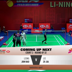 2025年 李宁香港公开赛 R32 梁俊豪[马来西亚] vs [马来西亚]李梓嘉