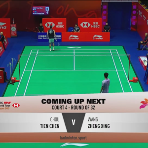 2025年 李宁香港公开赛 R32 周天成[中国香港] vs [中国]王正行