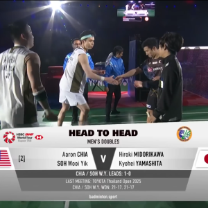 2026年 印度公开赛 男双 SF 谢定峰&苏伟译[马来西亚] vs [日本]绿川大辉&山下恭平