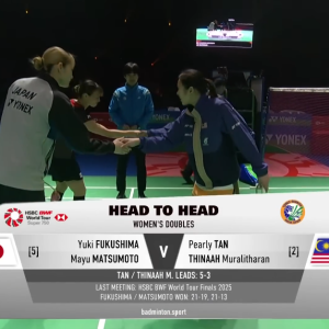 2026年 印度公开赛 女双 SF 福岛由纪&松本麻佑[日本] vs [马来西亚]陈康乐&蒂娜·穆拉利塔兰