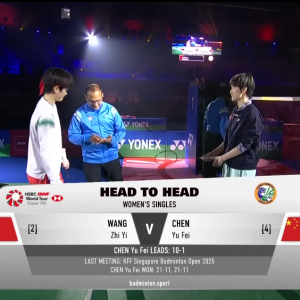 2026年 印度公开赛 女单 SF 王祉怡[中国] vs [中国]陈雨菲