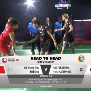 2026年 印度公开赛 女双 F 刘圣书&谭宁[中国] vs [日本]福岛由纪&松本麻佑