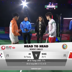 2026年 印度公开赛 女单 F 安洗莹[韩国] vs [中国]王祉怡