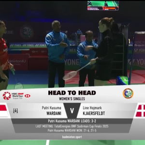 2026年 印度公开赛 女单 QF 普特里·库苏玛·瓦尔达尼[印尼] vs [丹麦]莱恩·霍伊马克·杰克斯菲德