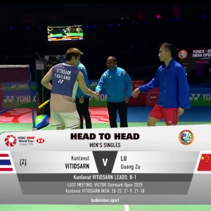 2026年 印度公开赛 男单 QF 昆拉武特[泰国] vs [中国]李诗沣