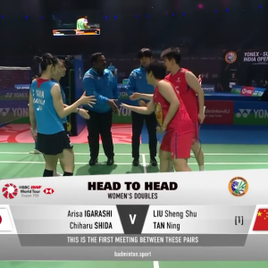 2026年 印度公开赛 女双 R16 五十岚有纱&志田千阳[日本] vs [中国]刘圣书&谭宁