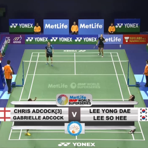 2014年 香港公开羽毛球锦标赛 混双 QF 克里斯·阿德考克&加布里·爱德考克[英格兰] vs [韩国]李龙大&李绍希